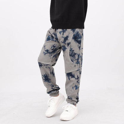 MyKids-USA® Modern Casual Boys Versatile Tie-Dye Pants