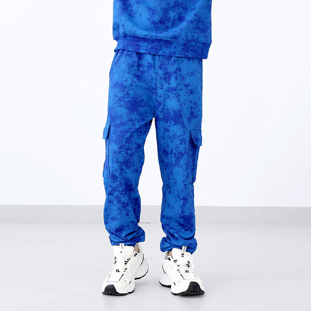 MyKids-USA® Modern Casual Boys Versatile Wax-dyed Pants