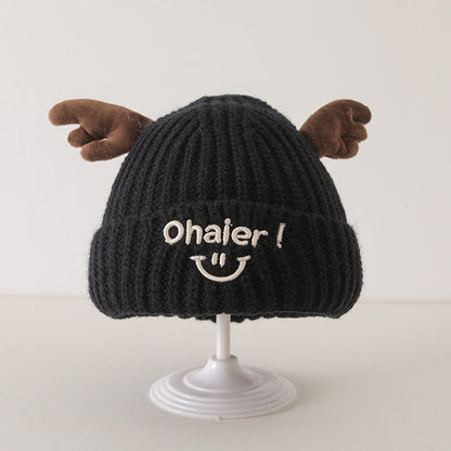 MyKids-USA® Cute Deer Antlers Knit Hat for Baby: Sweet Cute Hat