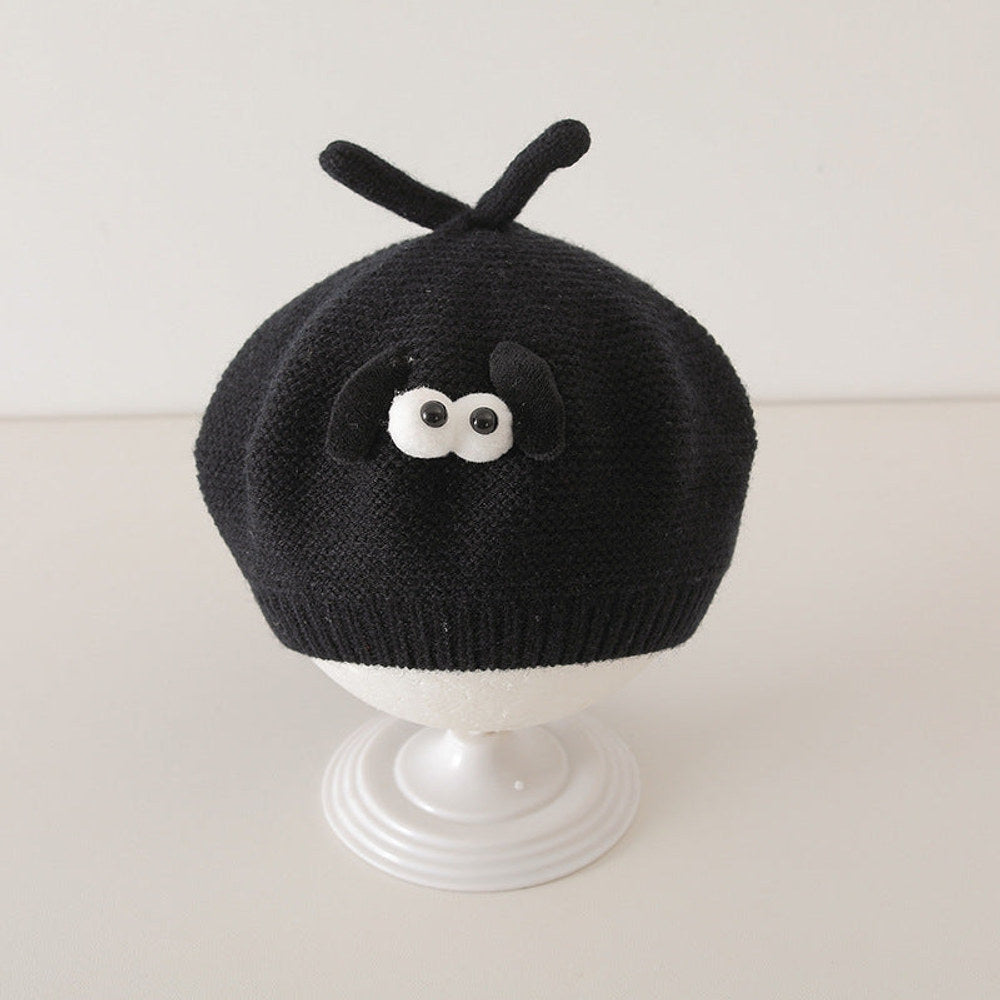 MyKids-USA® Cute Cartoon Knited Hat for Baby: Painter’s Beret Hat