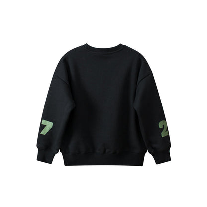 MyKids-USA® Baby Kids Letters Pattern Crew Neck Long Sleeves Warm Cozy Pullover