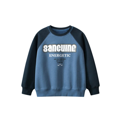 MyKids-USA® Baby Kids Letters Pattern Crew Neck Long Sleeves Warm Cozy Pullover
