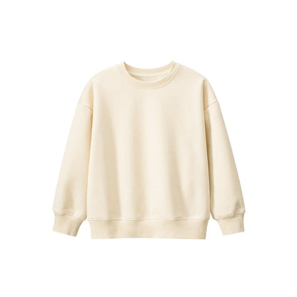 MyKids-USA® Baby Kids Plain Solid Color Crew Neck Long Sleeves Warm Cozy Pullover