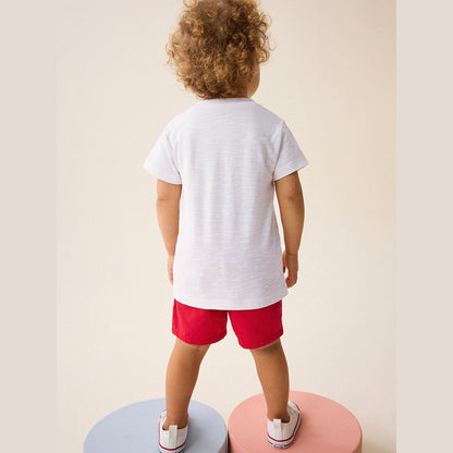 MyKids-USA® Baby Kids Animals Cartoon Pattern T-shirt and Shorts Clothing Set for Boys