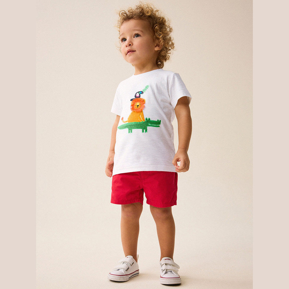 MyKids-USA® Baby Kids Animals Cartoon Pattern T-shirt and Shorts Clothing Set for Boys