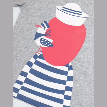 MyKids-USA® Baby Kids Sailor Cartoon Print T-shirt and Shorts Clothing Set for Boys