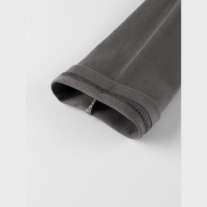 MyKids-USA® Kids Girls Cartoon Print Crew Neck Long Sleeves Color Patchwork Top