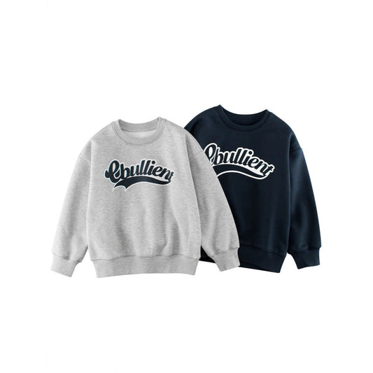 MyKids-USA® Baby Kids Letters Printed Pattern Crew Neck Long Sleeves Warm Cozy Pullover