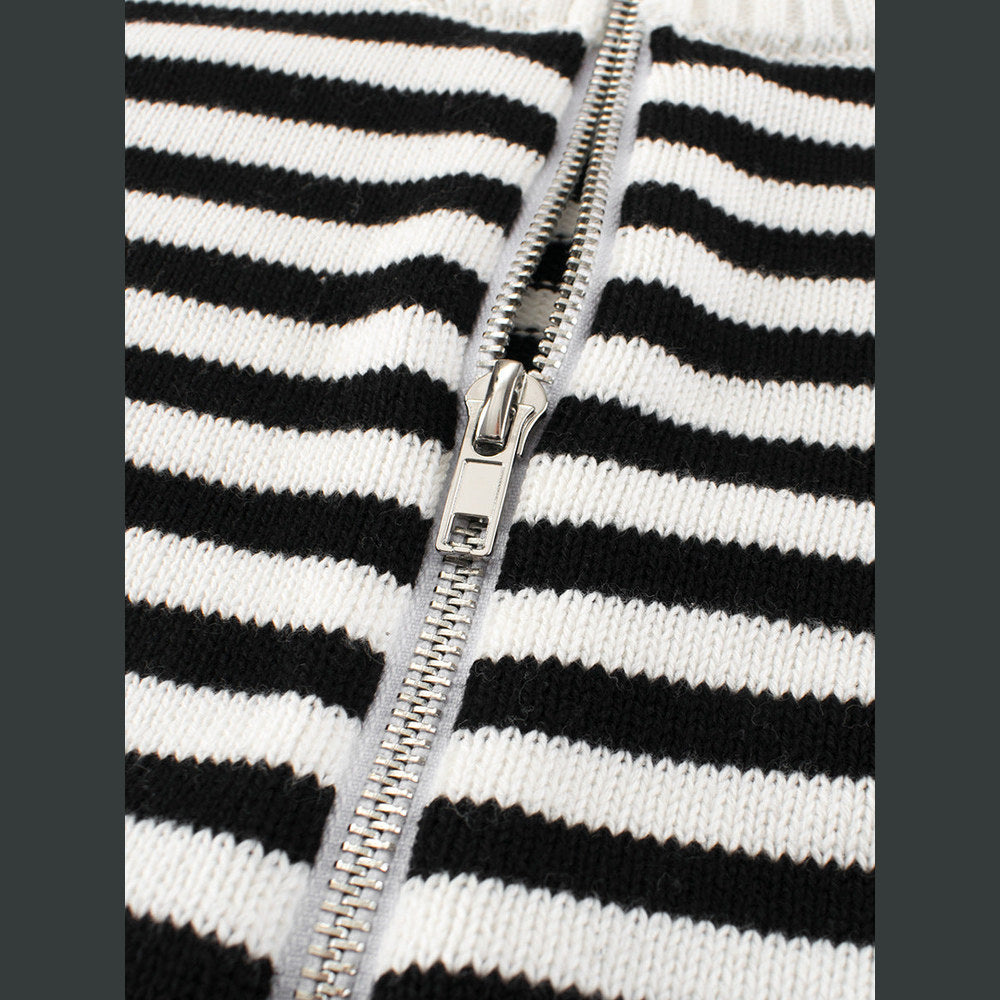 MyKids-USA® European and American Style Boys’ Outerwear: Striped Long Sleeves Single Breasted Knitted Coat for Children