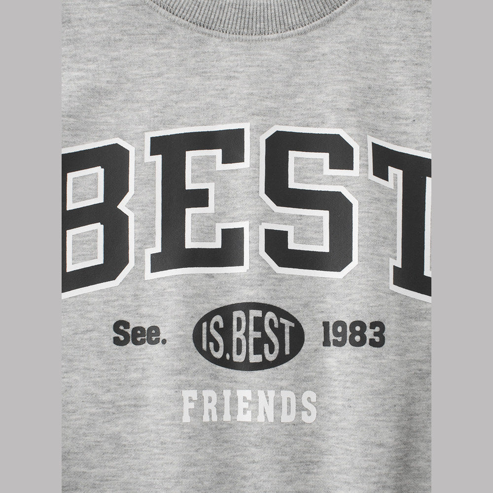 MyKids-USA® Fleece-lined Pullover Hoodie with Letter Design for Big Boys