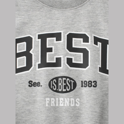 MyKids-USA® Fleece-lined Pullover Hoodie with Letter Design for Big Boys