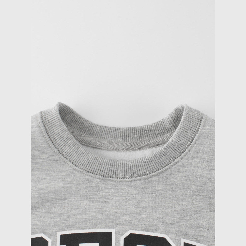 MyKids-USA® Fleece-lined Pullover Hoodie with Letter Design for Big Boys