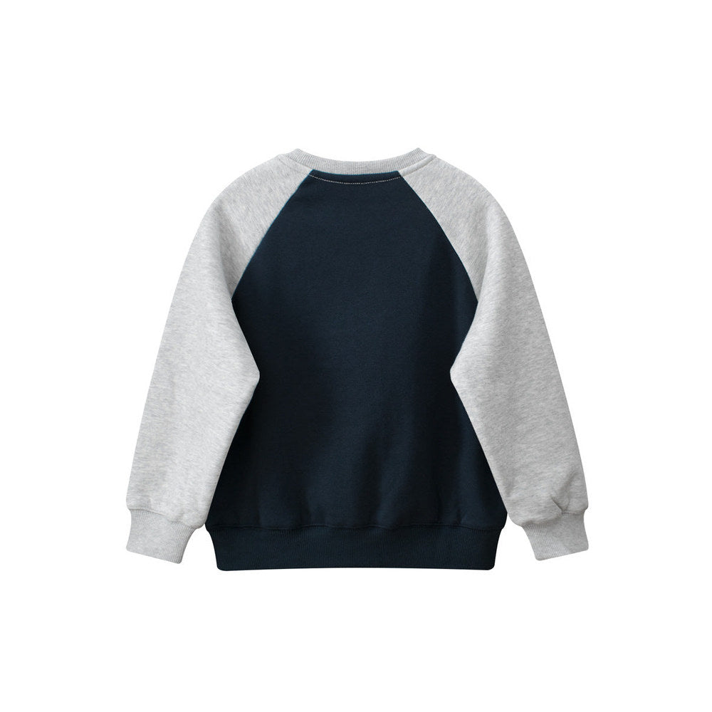MyKids-USA® Kids Letters Printed Pattern Crew Neck Long Sleeves Warm Cozy Pullover