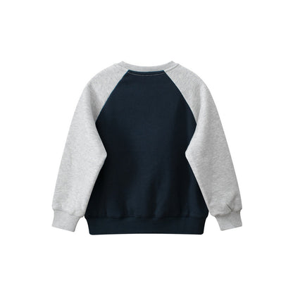 MyKids-USA® Kids Letters Printed Pattern Crew Neck Long Sleeves Warm Cozy Pullover
