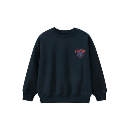 MyKids-USA® Kids Letters Printed Pattern Crew Neck Long Sleeves Warm Cozy Pullover