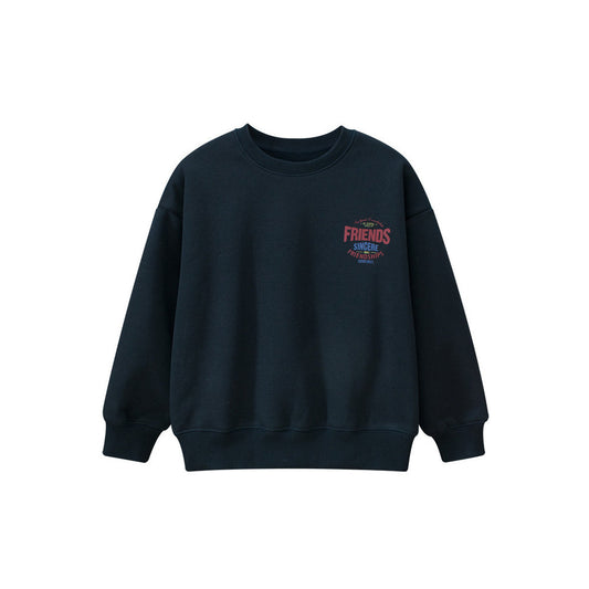 MyKids-USA® Kids Letters Printed Pattern Crew Neck Long Sleeves Warm Cozy Pullover