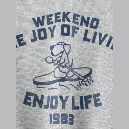 MyKids-USA® Kids Letters Printed Pattern Crew Neck Long Sleeves Warm Cozy Pullover