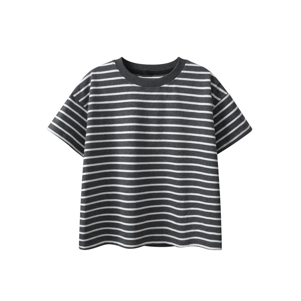 Arrival Children Boys’ Casual Striped Short Sleeves T-shirt in European and American Style for Summer