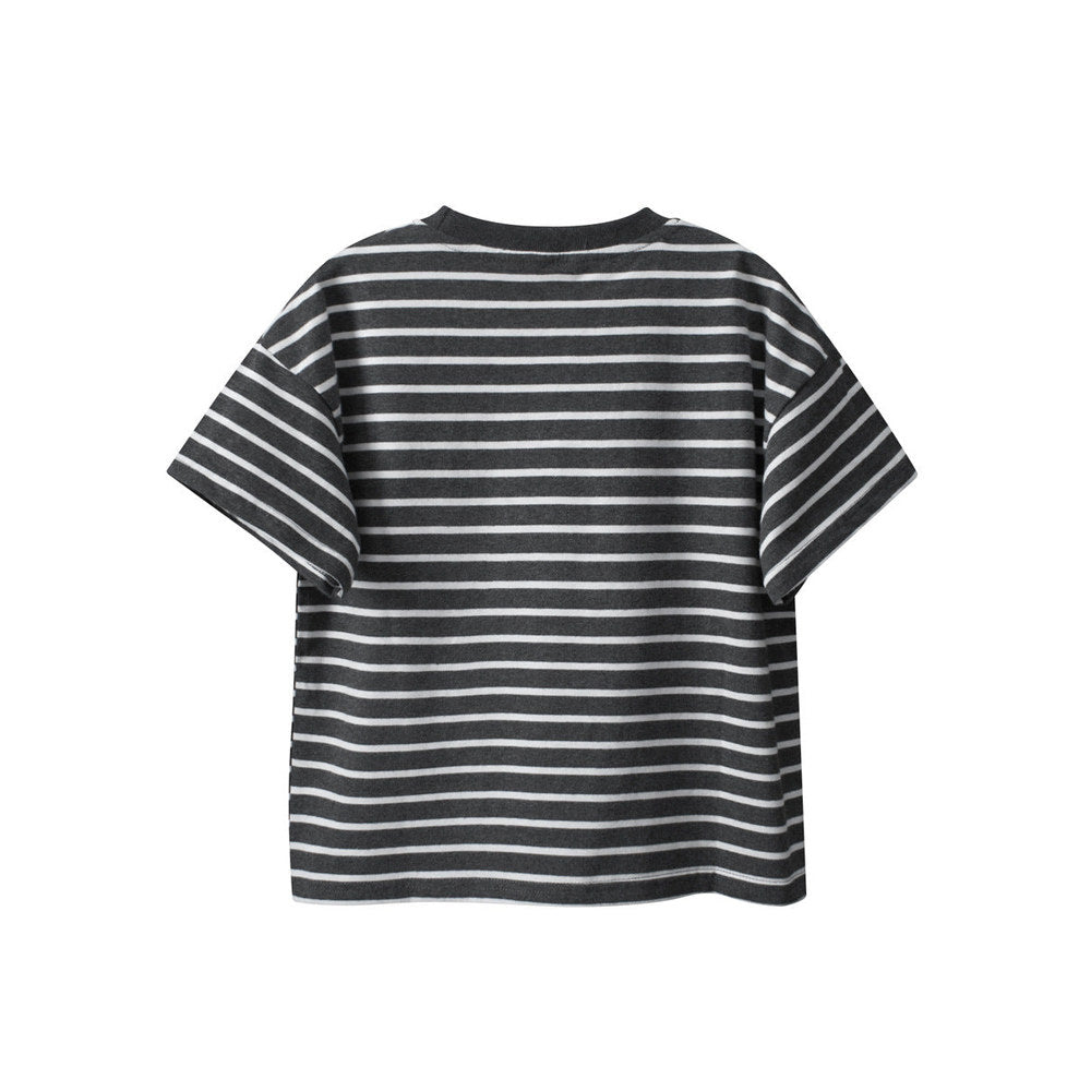 Arrival Children Boys’ Casual Striped Short Sleeves T-shirt in European and American Style for Summer