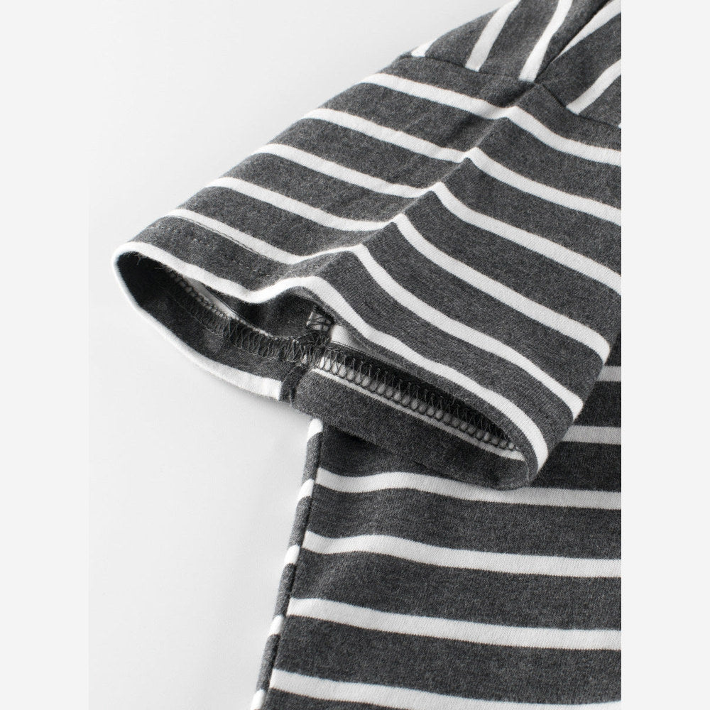 Arrival Children Boys’ Casual Striped Short Sleeves T-shirt in European and American Style for Summer