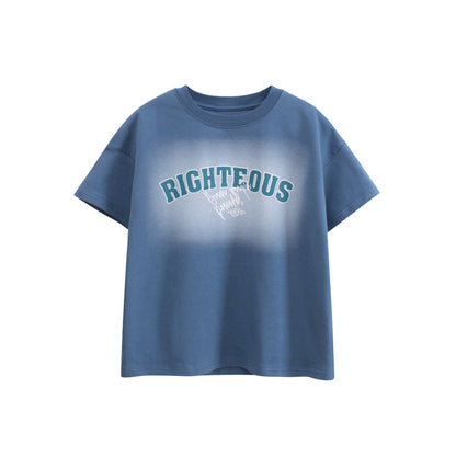 MyKids-USA® Letters Print Kids’ T-Shirt in European and American Style