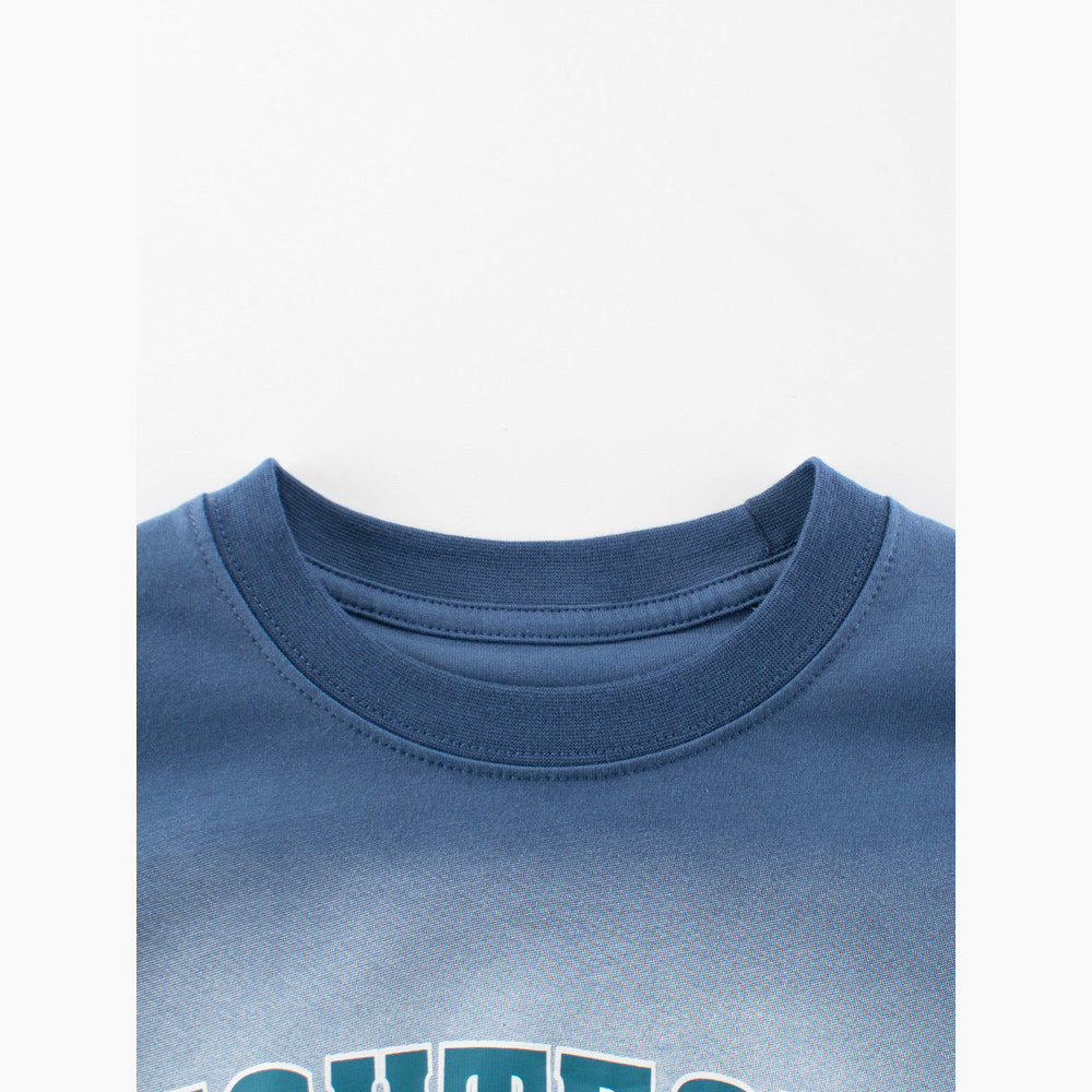 MyKids-USA® Letters Print Kids’ T-Shirt in European and American Style