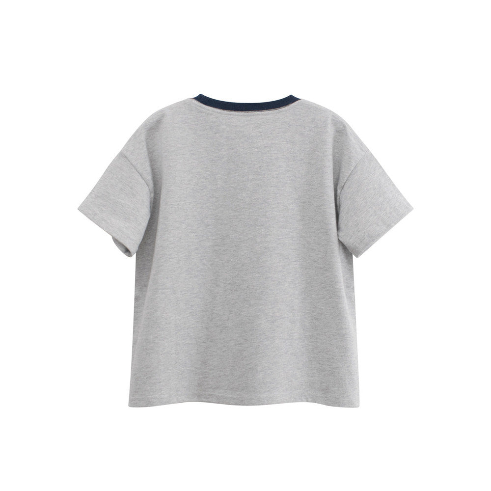 MyKids-USA® Letters Print Kids’ T-Shirt in European and American Style