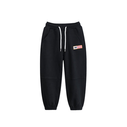 MyKids-USA® Modern Casual Kids Versatile Letters and Striped Logo Sportswear Pants