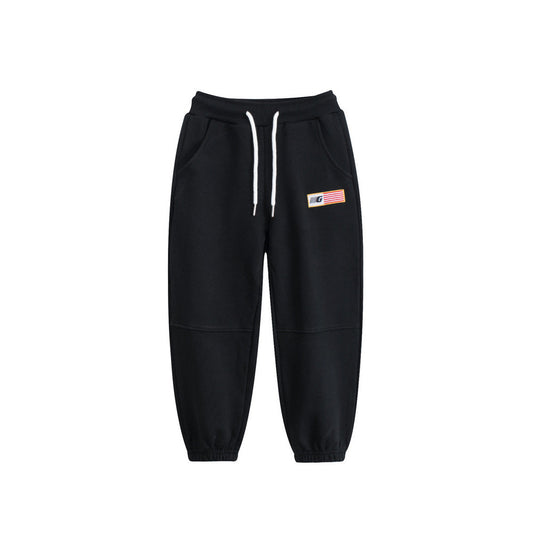 MyKids-USA® Modern Casual Kids Versatile Letters and Striped Logo Sportswear Pants