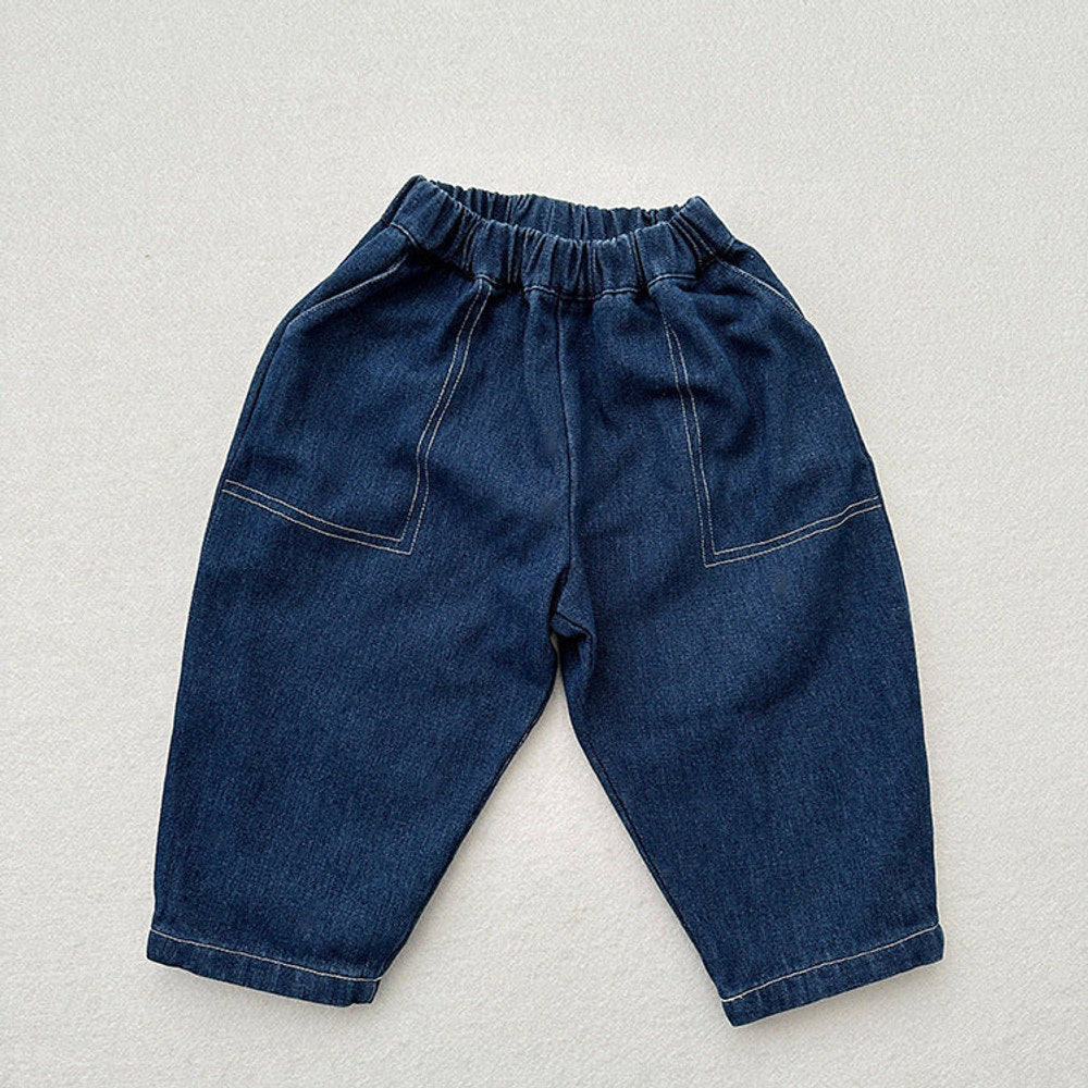 MyKids-USA® Modern Casual Unisex Denim Loose Pants