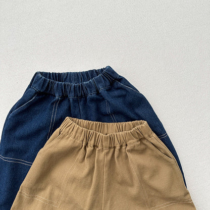 MyKids-USA® Modern Casual Unisex Denim Loose Pants