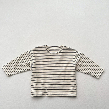MyKids-USA® Kids Unisex Soft Comfortable Long Sleeves Striped Top