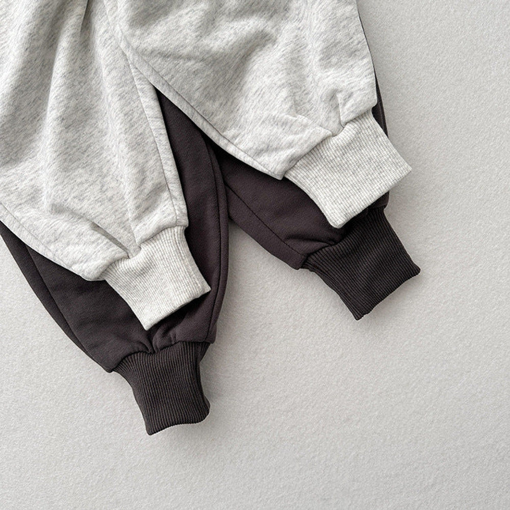 MyKids-USA® Sporty All-match Loose-fit Casual Wide-leg Sweatpants with Elastic Cuffs