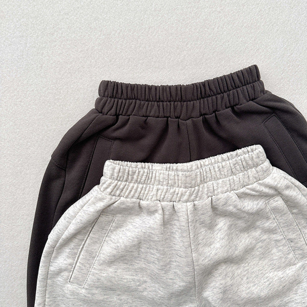 MyKids-USA® Sporty All-match Loose-fit Casual Wide-leg Sweatpants with Elastic Cuffs