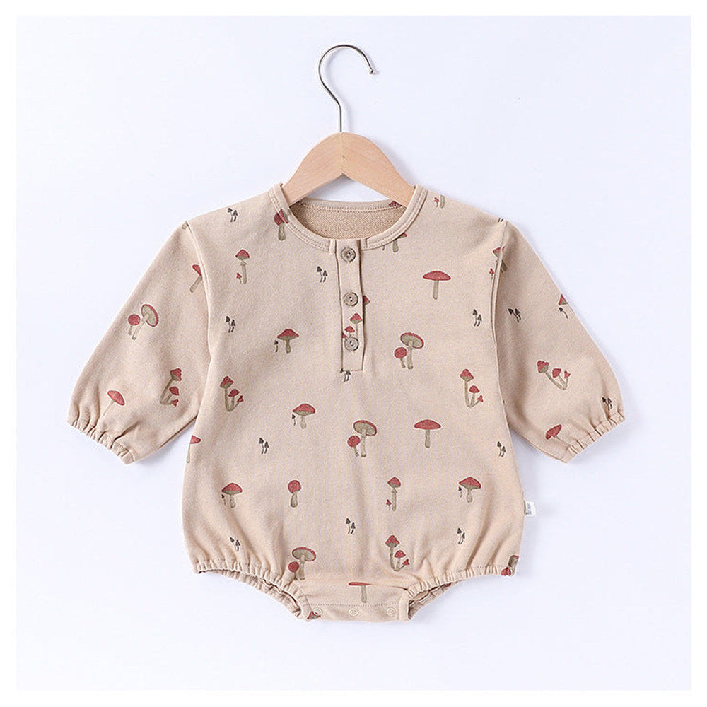 MyKids-USA® Baby Unisex Long Sleeves Simple Fruits Pattern bodysuit