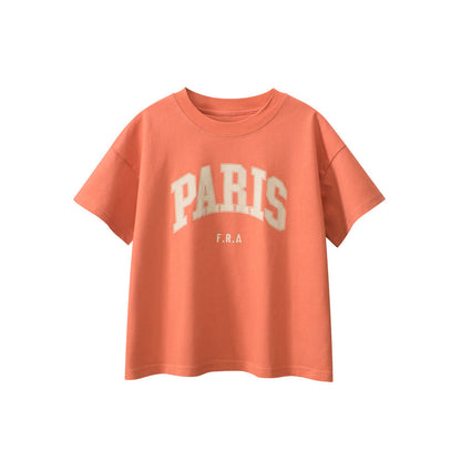 MyKids-USA® Boys and Girls’ Letters Print T-shirt in European and American Style