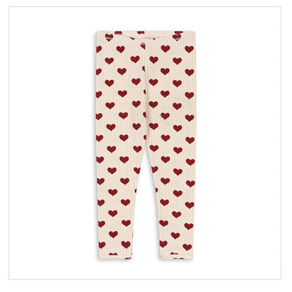 MyKids-USA® Baby Kids Heart Pattern bodysuit and Pants Clothing Set for Girls