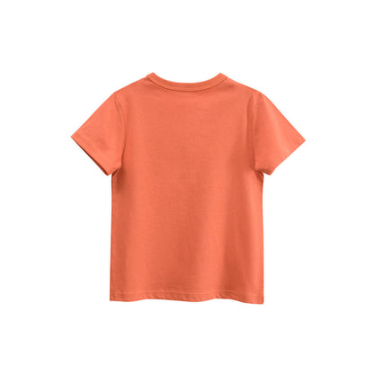 MyKids-USA® Boys’ Little Monster Cartoon and Letters Print T-shirt in European and American