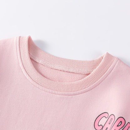 MyKids-USA® Teddy Cartoon Pattern Short Sleeves Tulle Dress for Stylish Girls