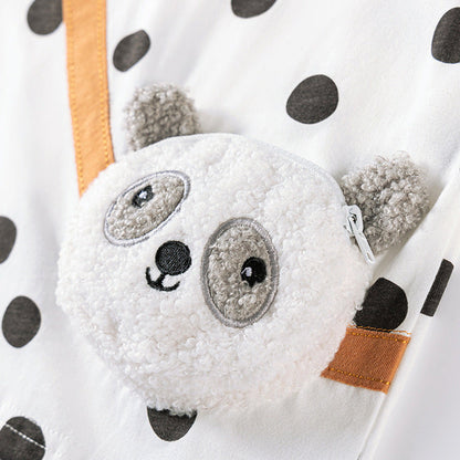 MyKids-USA® Baby Kids Animals Cartoon Pattern T-shirt and Grey Shorts Clothing Set for Girls