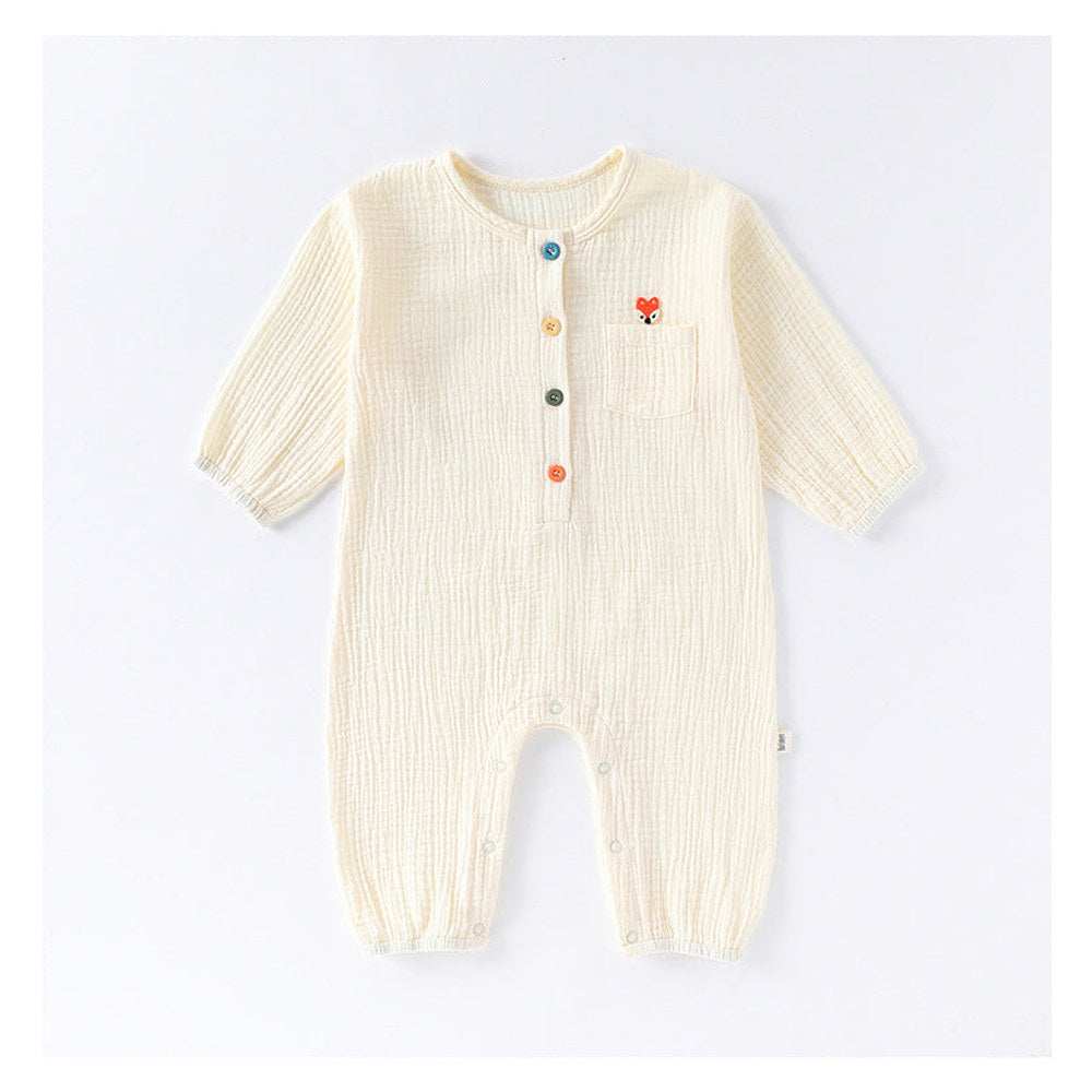 MyKids-USA® Baby Unisex Long Sleeves Cute Animals Pattern Rompers