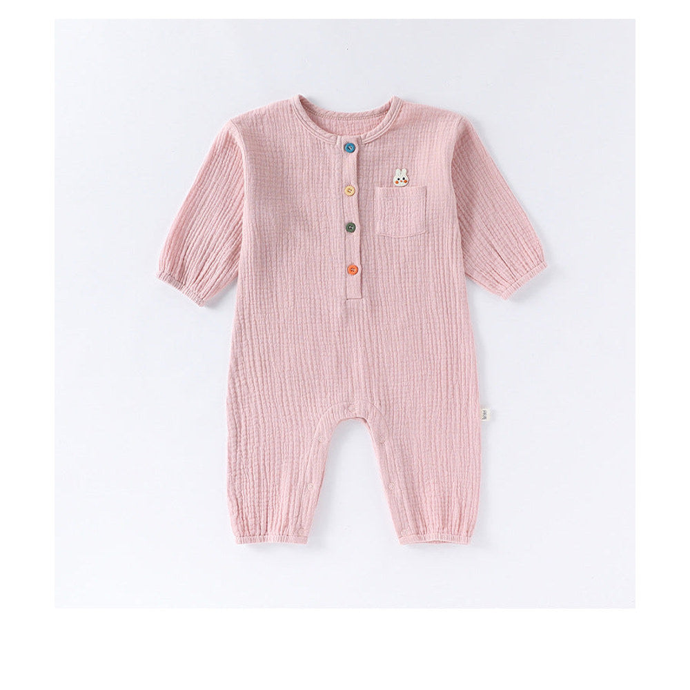 MyKids-USA® Baby Unisex Long Sleeves Cute Animals Pattern Rompers