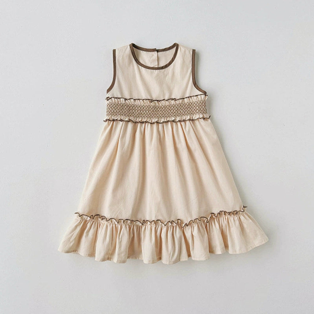 MyKids-USA® Baby Kids Girls Cute Sleeveless Sweet Dress