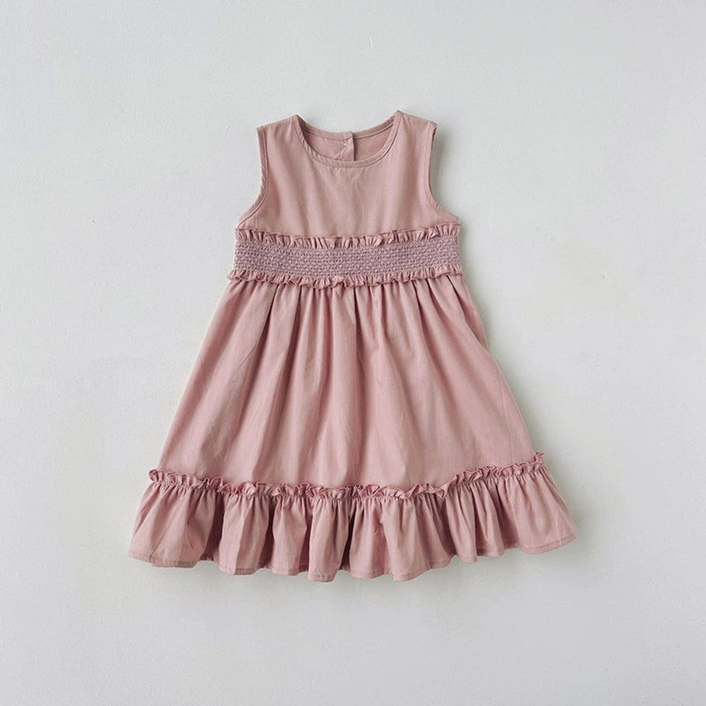 MyKids-USA® Baby Kids Girls Cute Sleeveless Sweet Dress