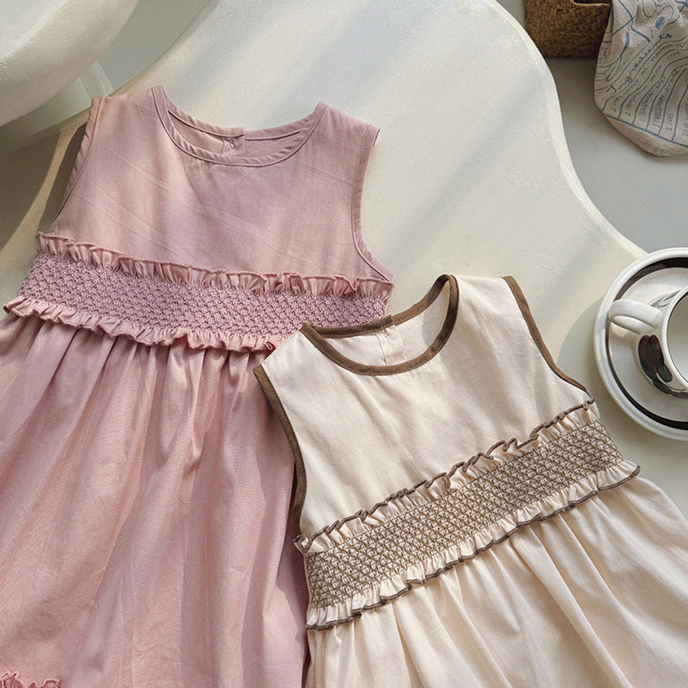 MyKids-USA® Baby Kids Girls Cute Sleeveless Sweet Dress
