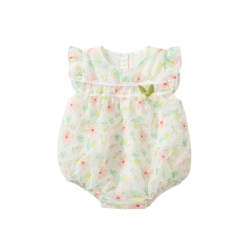 MyKids-USA® Baby Girls Cute Floral Pattern Sleeveless bodysuit