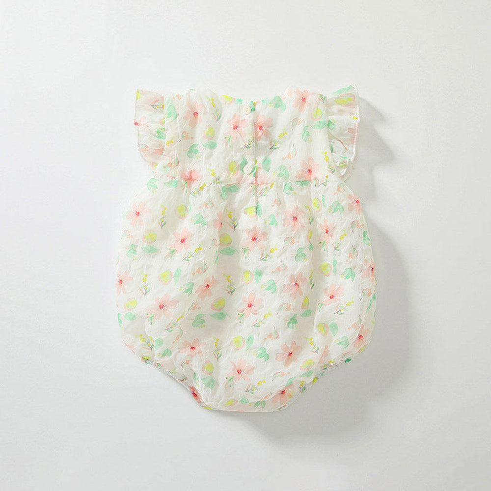 MyKids-USA® Baby Girls Cute Floral Pattern Sleeveless bodysuit