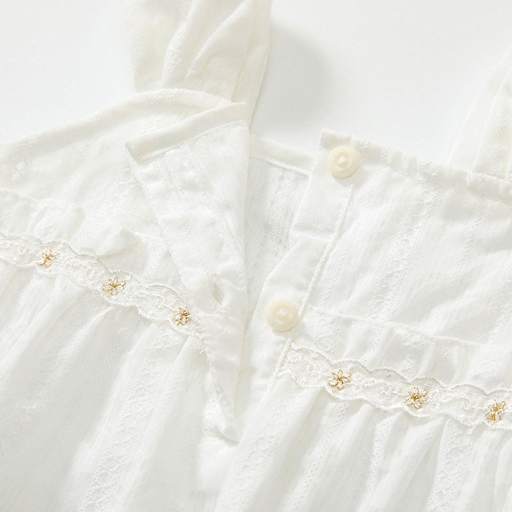 MyKids-USA® Baby Girls Cute Thin Beige Sleeveless bodysuit