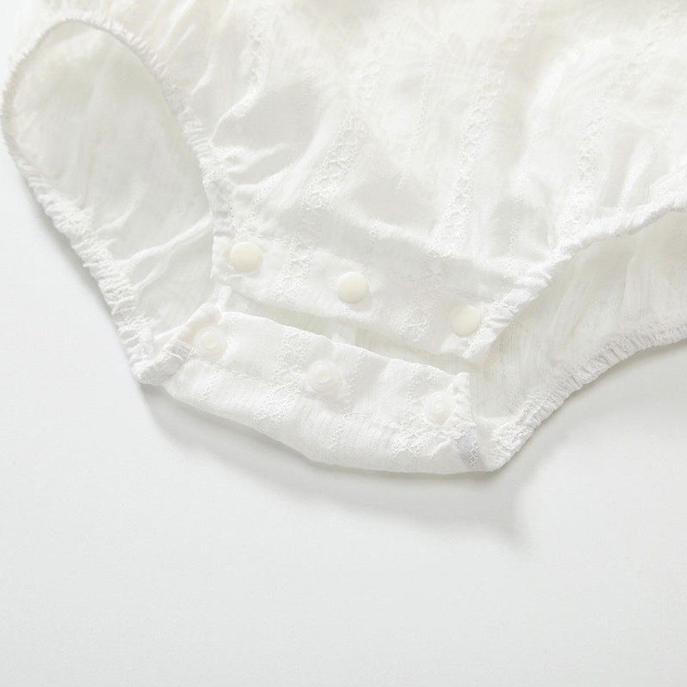 MyKids-USA® Baby Girls Cute Thin Beige Sleeveless bodysuit