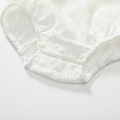 MyKids-USA® Baby Girls Cute Thin Beige Sleeveless bodysuit
